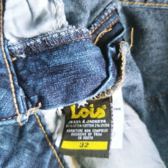 Lois Dark Wash Denim Jeans Bootcut, 32 - Picture 10 of 11